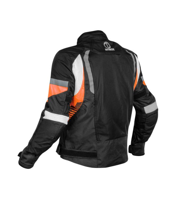 RYNOX TORNADO PRO 4 JACKET (BLACK ORANGE) - Roadies The Riders Hub